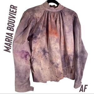 Free People by Maria Bouvier UBAJAY BLOUSE Size XL New NWT